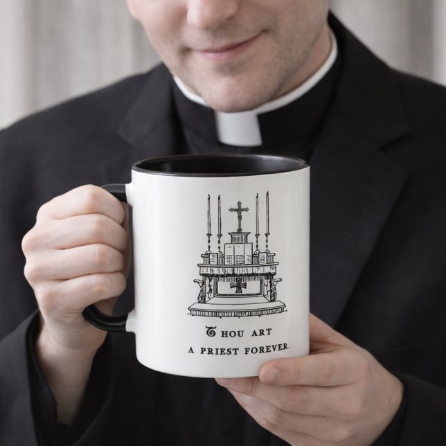 Catholic Priest Latin Mass Altar Prayers Religious Mug (Creator Uploaded)