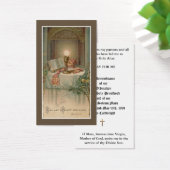 CATHOLIC PRIEST ORDINATION ALTAR, HOST, HOLY CARDS (Desk)