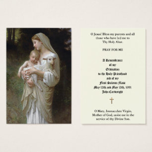 CATHOLIC PRIEST ORDINATION ANNIVERSARY HOLY CARDS