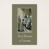 CATHOLIC PRIEST ORDINATION ANNIVERSARY HOLY CARDS (Front)