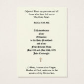 CATHOLIC PRIEST ORDINATION ANNIVERSARY HOLY CARDS | Zazzle