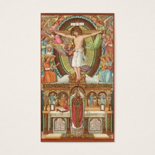 CATHOLIC PRIEST ORDINATION ANNIVERSARY HOLY CARDS (Front)