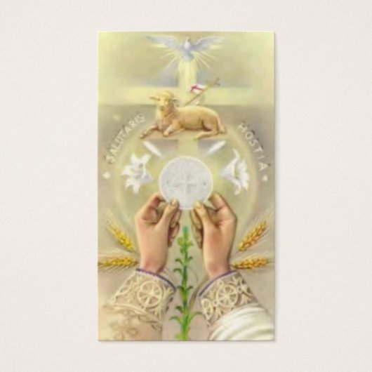CATHOLIC PRIEST ORDINATION ANNIVERSARY HOLY CARDS (Front)