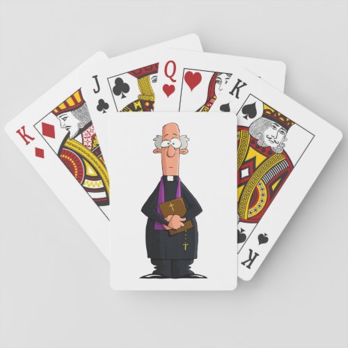 Catholic Priest Playing Cards