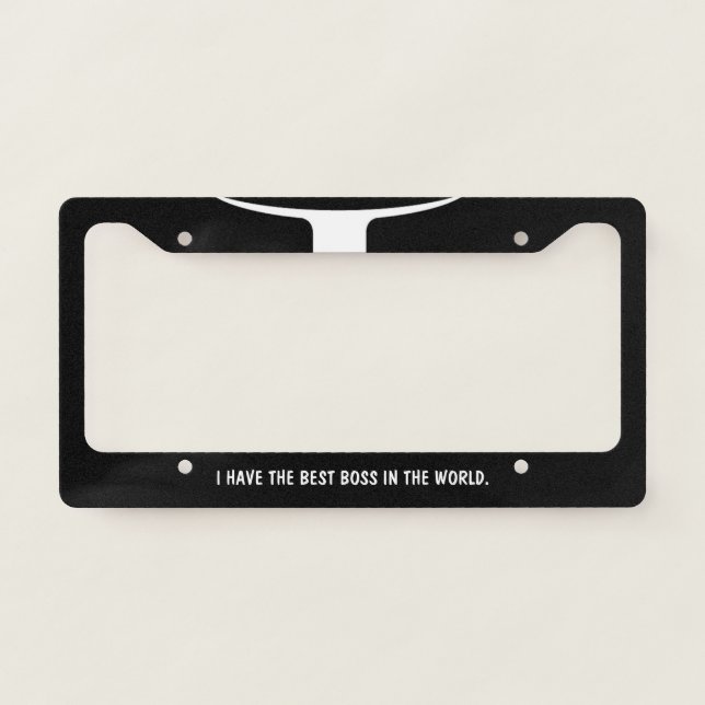 Catholic Priest Roman Collar Christian Clergy License Plate Frame (Front)
