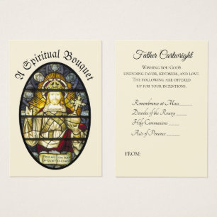 Catholic Priest Spiritual Bouquet Holy Cards