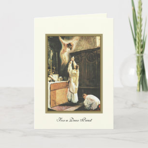 Catholic Priest Words of Encouragement Card