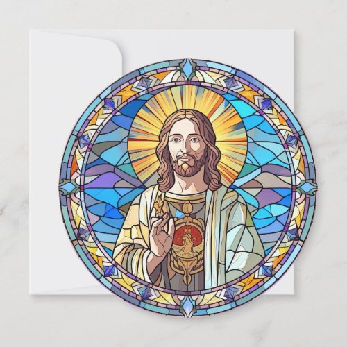 Catholic Religious Jesus Resurrection Easter  Holiday Card