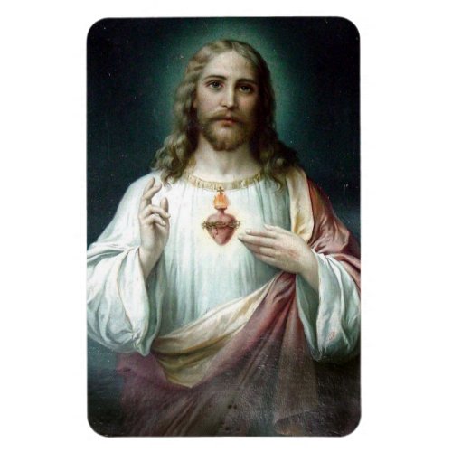 Catholic Sacred Heart of Jesus religious vintage Magnet