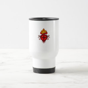 Catholic Sacred Heart of Jesus Travel Mug