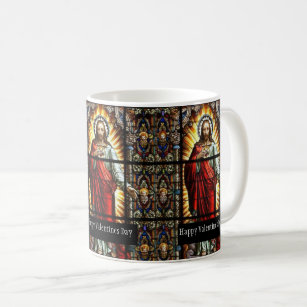Catholic Sacred Heart of Jesus Valentines Day Coffee Mug