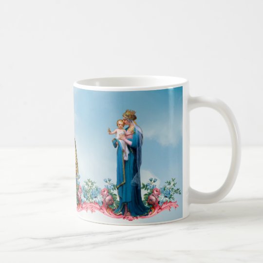Catholic Saint Joseph Therese Virgin Mary Vintage Coffee Mug | Zazzle.com