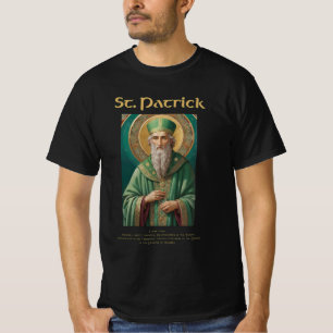 Catholic Saint Patrick Icon Tee