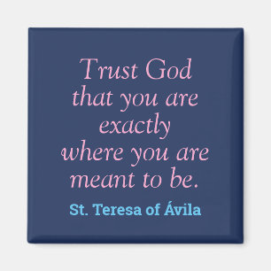 Catholic Saint Quote Magnet