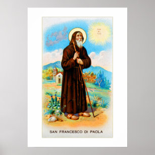 Catholic Saint San Francesco di Paola Poster