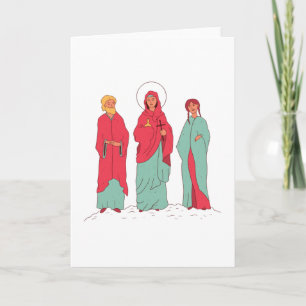 Catholic saints card