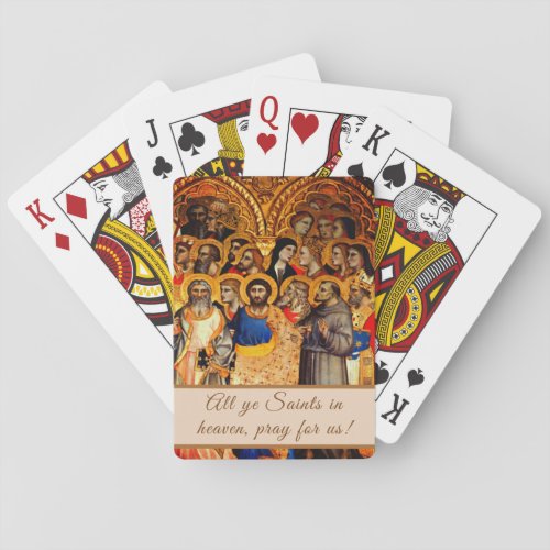 Catholic Saints Playing Cards