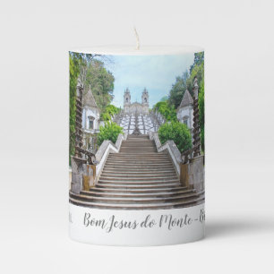 Catholic Sanctuary of Bom Jesus, Braga, Portugal Pillar Candle
