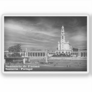 Catholic Sanctuary of Our Lady of Fatima, Portugal Sticker
