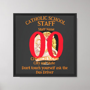 Catholic School FW FV HG Don't touch yourself Canvas Print
