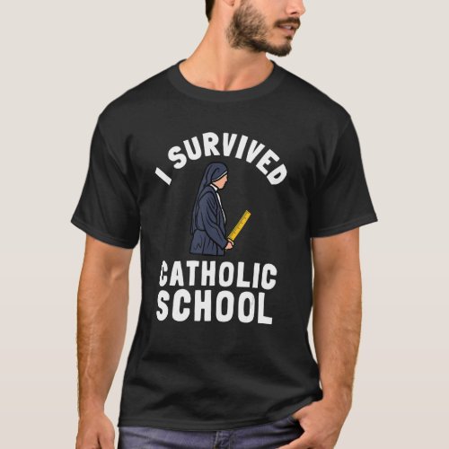 Catholic School Nun Church Mass And Christian Teac T_Shirt