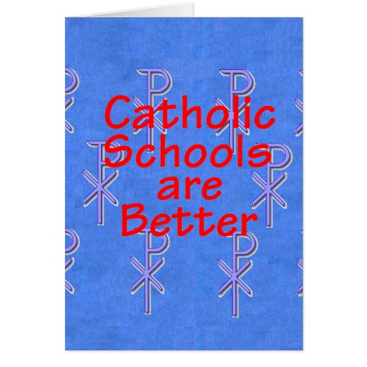Catholic Schools Card (Front)