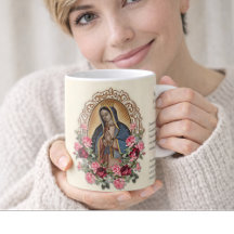 Catholic Spanish Guadalupe Religious Virgin Mary