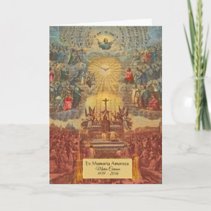 Catholic Spanish Thank You Condolences Religious Card