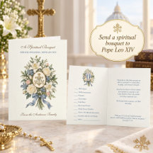 Catholic Spiritual Bouquet Prayers Pope Leo XIV