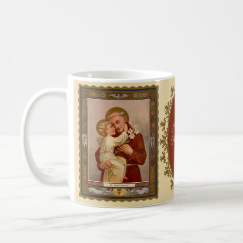 Catholic St Anthony of Padua Baby Jesus Coffee Mug