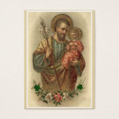 Catholic St. Joseph Memorare Prayer Holy Cards (Front)