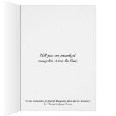 Catholic St. Therese Quote with Painted Roses Cards (Inside (Right))
