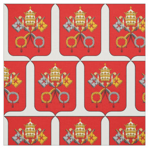 Catholic symbol of Christians emblem Vatican Fabric
