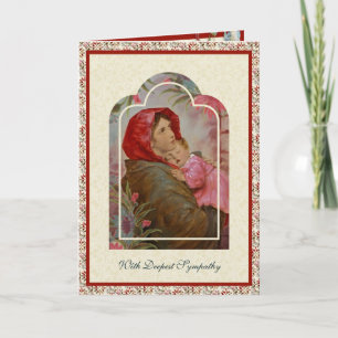 Catholic Sympathy Virgin Mary Jesus Scripture Card