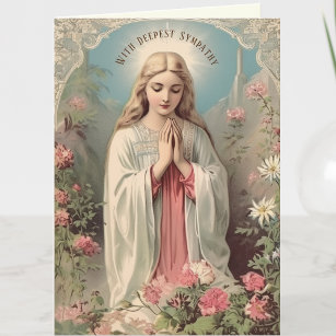 Catholic Sympathy Virgin Mary Scripture Card