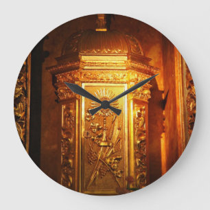 Catholic tabernacle large clock