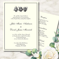 Catholic Three Hearts Wedding Reception Combo