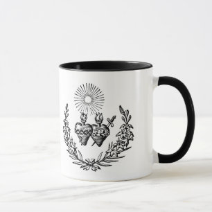 Catholic Typography Jesus Mary Angels Mug