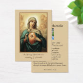 Catholic Virgin Mary Funeral Prayer Holy Card (Desk)