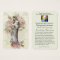 Catholic Virgin Mary Funeral Prayer Memorial Card