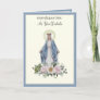 Catholic Virgin Mary Graduation Commencement Card