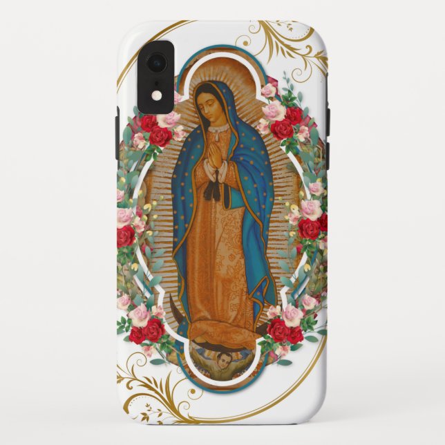 Catholic Virgin Mary Guadalupe Catholic Religious Case-Mate iPhone Case (Back)