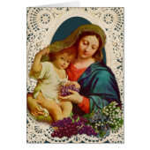 Catholic Virgin Mary Jesus Religious Lace (Front)