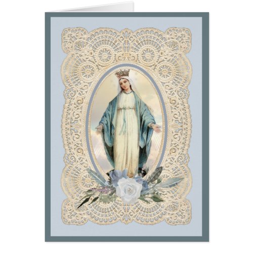 Catholic Virgin Mary Religious Poem Roses