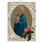 Catholic Virgin Mary Religious Rosel Lace (Front)