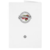 Catholic Virgin Mary Thank You  Funeral Prayer Cards (Back)