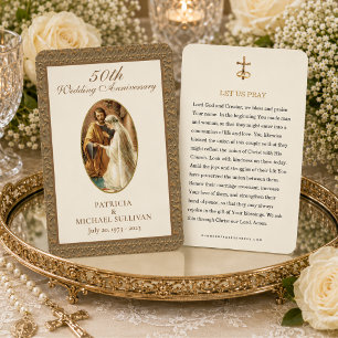 Catholic Wedding Anniversary Prayer Card