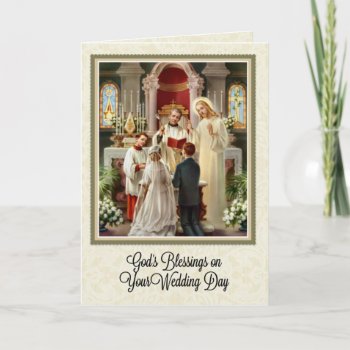 Catholic Wedding Card W/scripture Verse by ShowerOfRoses at Zazzle