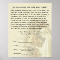 Catholic Wedding Engagement Betrothal Promise