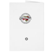 Catholic  Wedding Engagement Virgin Mary Joseph Cards (Back)
